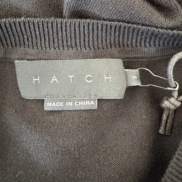 NWT Hatch Maternity The Softsculpt Knit Tee, Black, SIZE: 3 - Picture 2 of 15